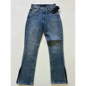 Hudson‎ Denim High Rise Straight Crop Woman's  Jeans Size 24 NWT $225